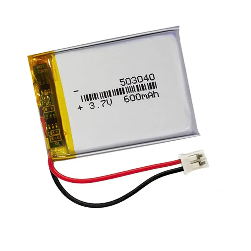 3.7 فولت 600 مللي أمبير بطاريات ليبو 503040 053040 ليثيوم أيون بوليمر بطارية ليثيوم لمكبر الصوت راديو VCR مصباح ليد خلايا GPS قابلة للشحن