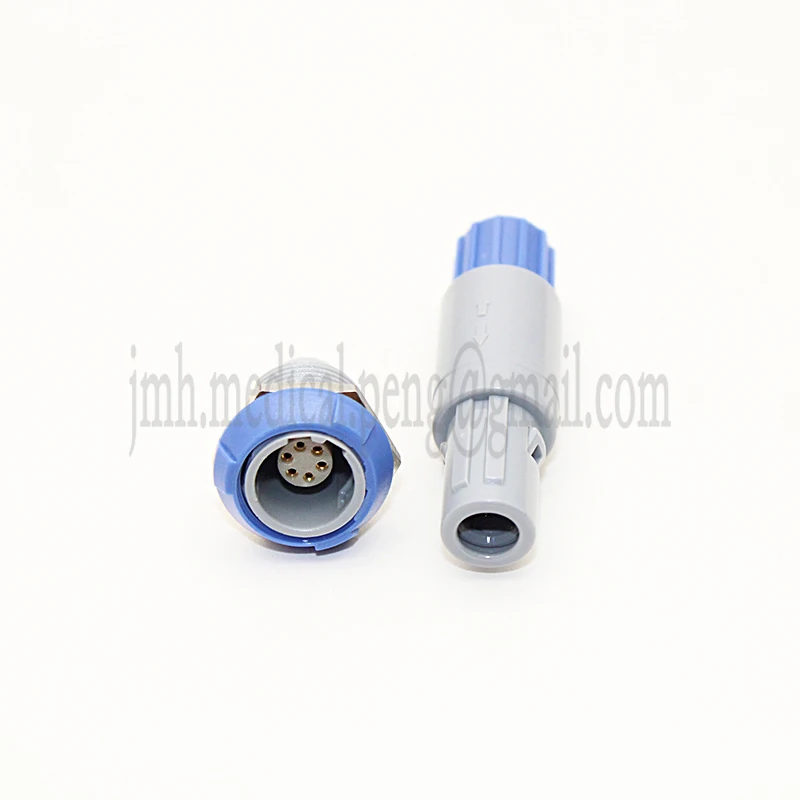 1Set PAB PKB 60 Degrees 1P 2 3 4 5 6 7 8 9 10 12 14 Pin Medical Plastic Push-pull Self-locking Male Plug Female Socket Connector