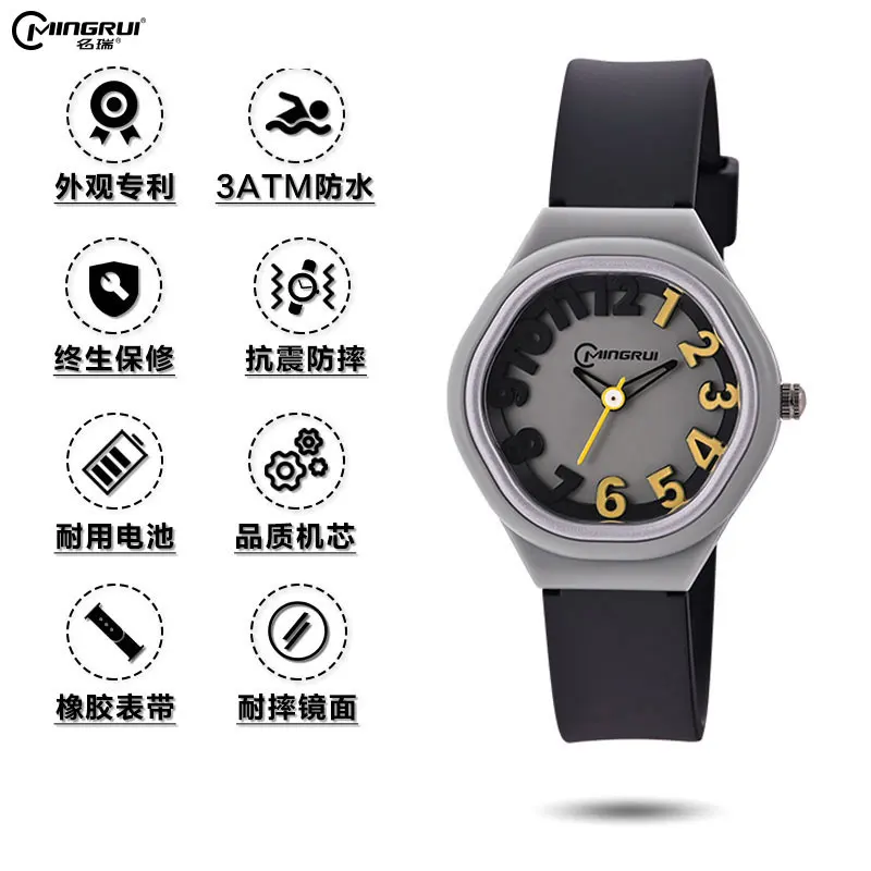 جديد أطلقت كاندي اللون الأرقام العربية الطلب مؤشر الكوارتز ساعة مضادة للماء الفتيان والفتيات ساعة رياضية للأطفال