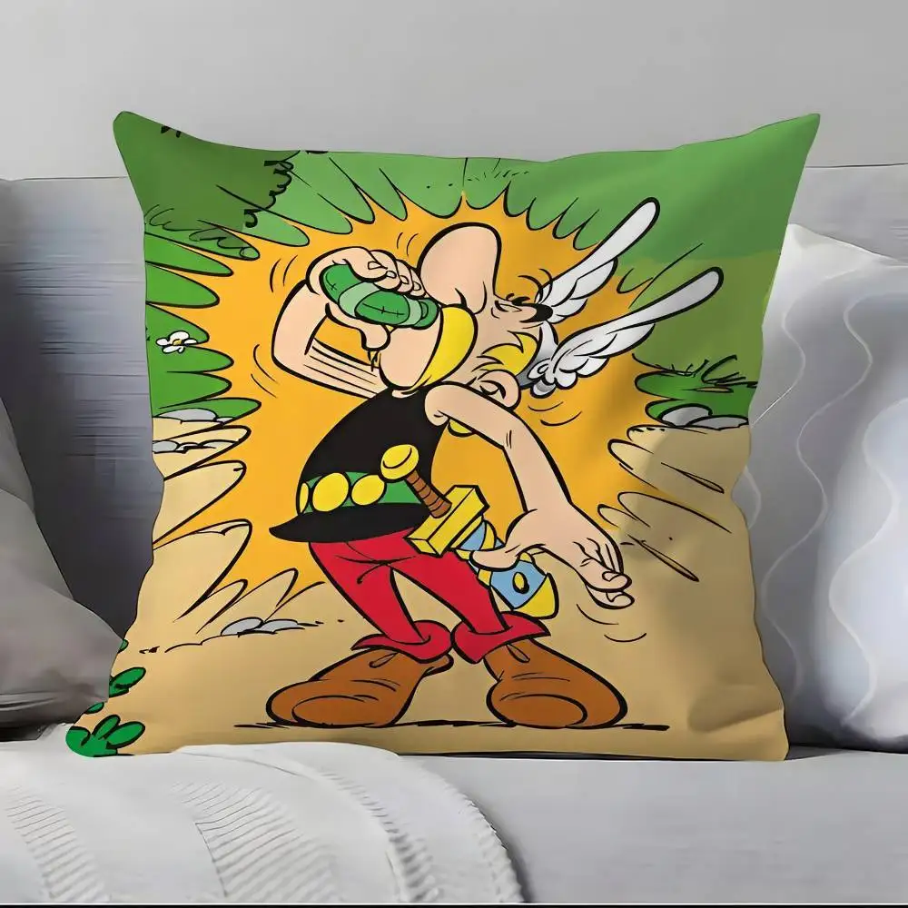 غطاء وسادة Adventure C-C-Comic A-Asterix مصنوع من نسيج فائق النعومة وصديق للبشرة مثل الراحة وسحاب مخفي #3