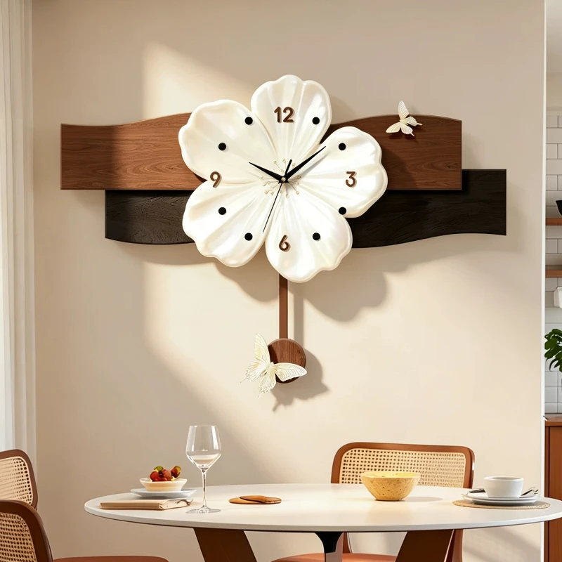 Nordic Fashion Wall Clocks Luxury Living Room Modern Aesthetic Wall Watch Minimalist Design Reloj De Pared Ornaments Home Decor