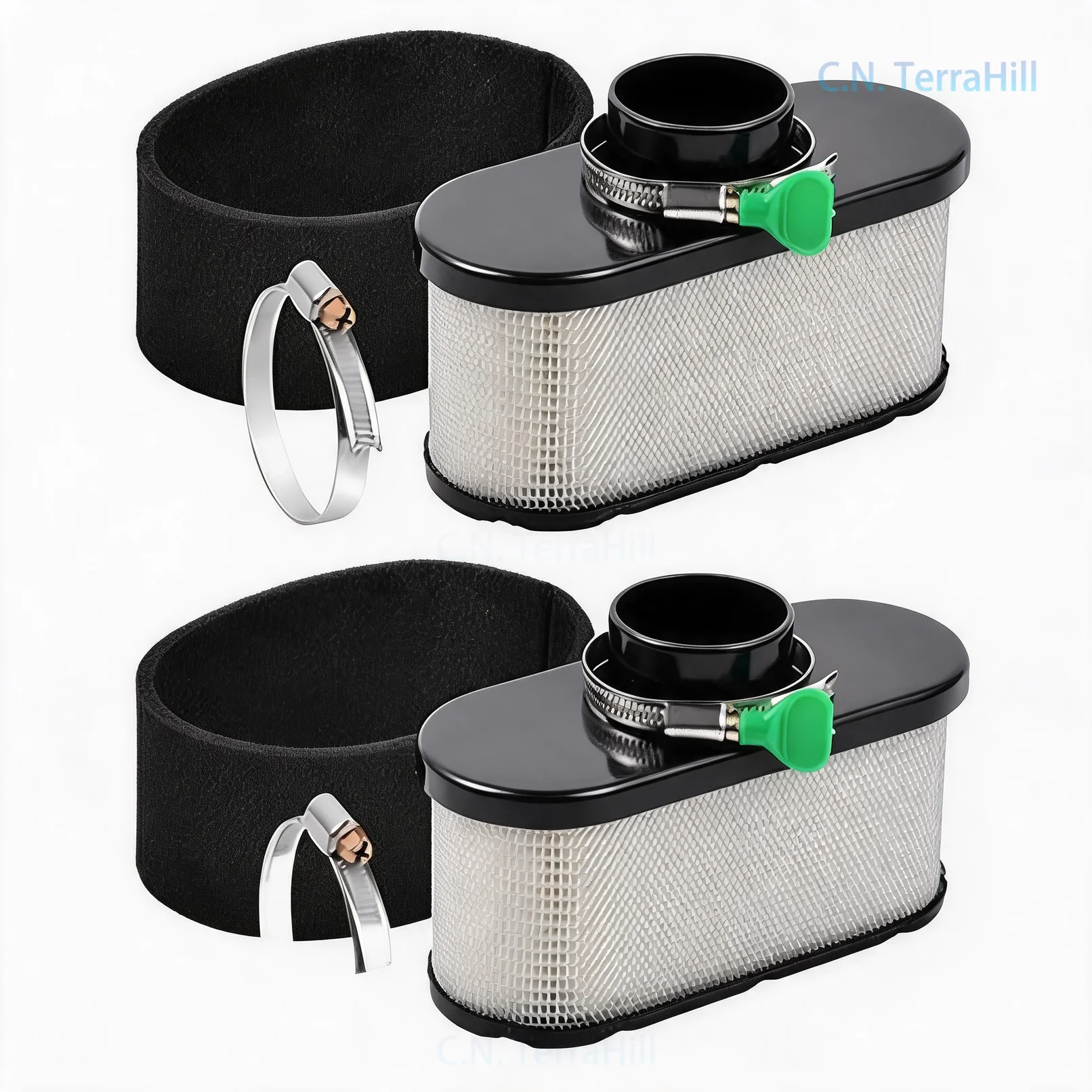 Air Filter Element Compatible with Kawasaki FR691V FR651V FR730V, Replaces 11013-0752 11013-0813, Engine Part