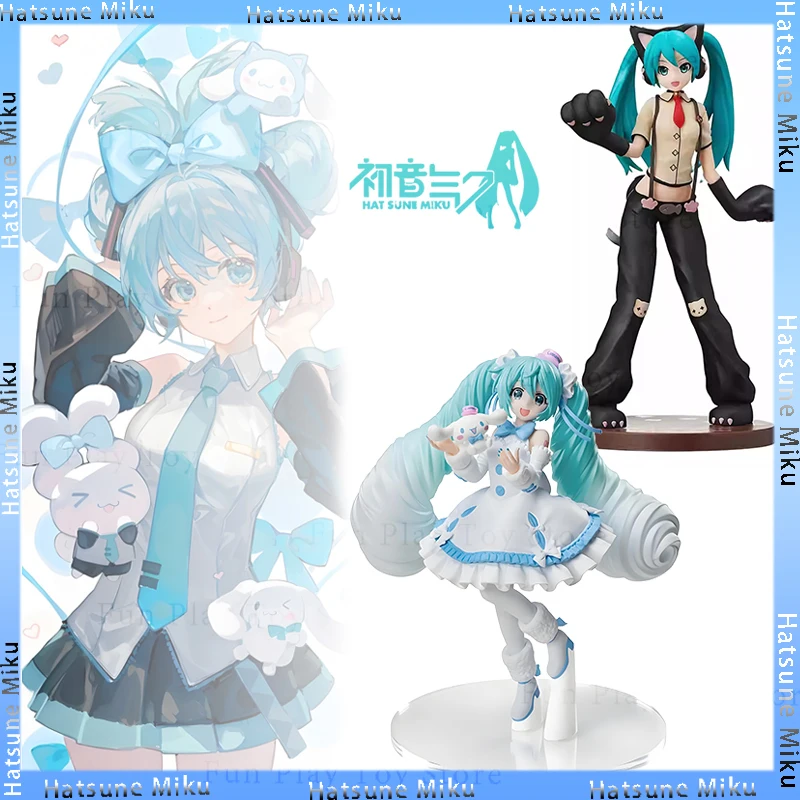 

【Japanese version】Genuine stock SPM Hatsune Miku Project DIVA cat scene handmade cartoon peripheral toy model gift[