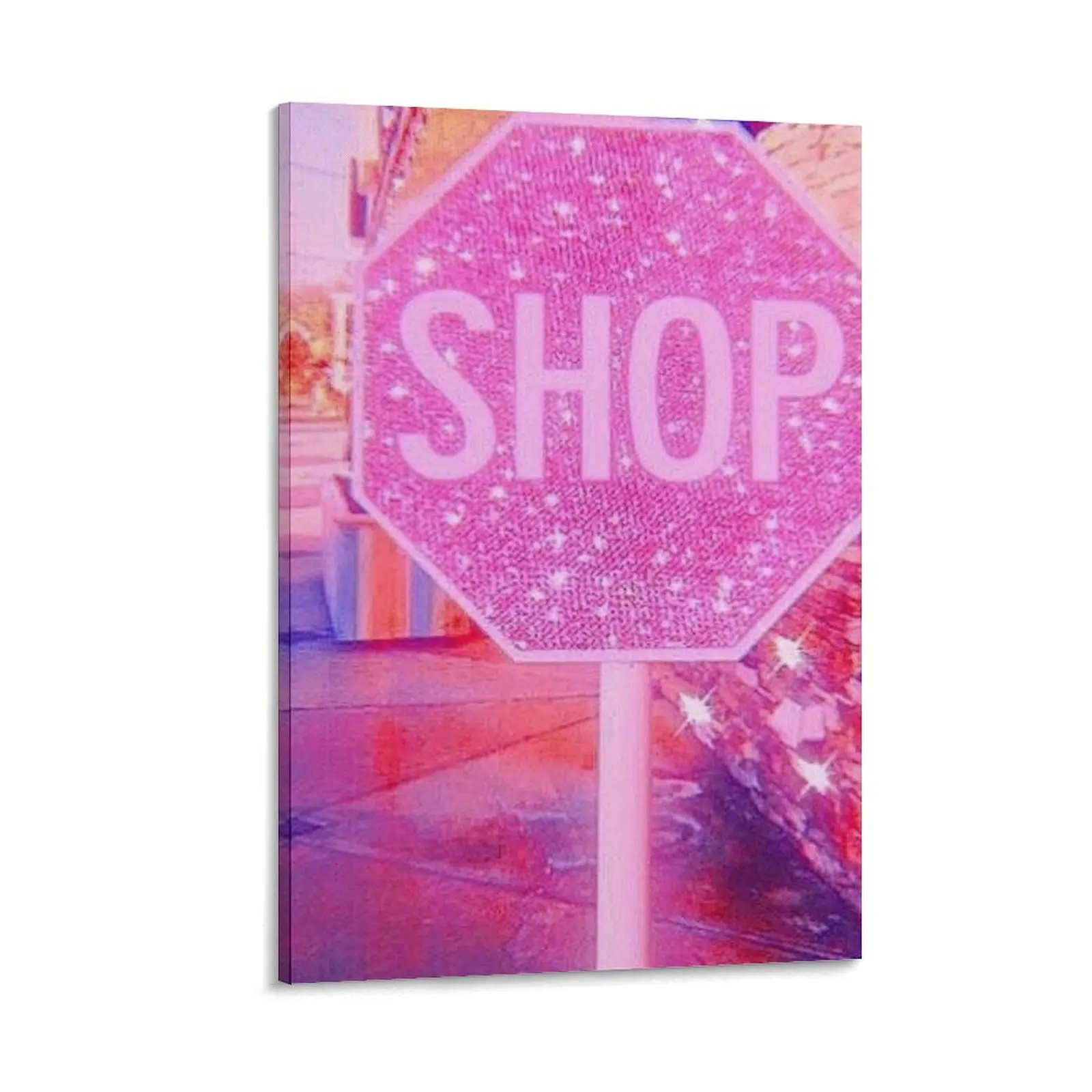 

GLITTER SHOP SIGN Canvas Painting anime poster Decoration for home Luxury living room decoration art