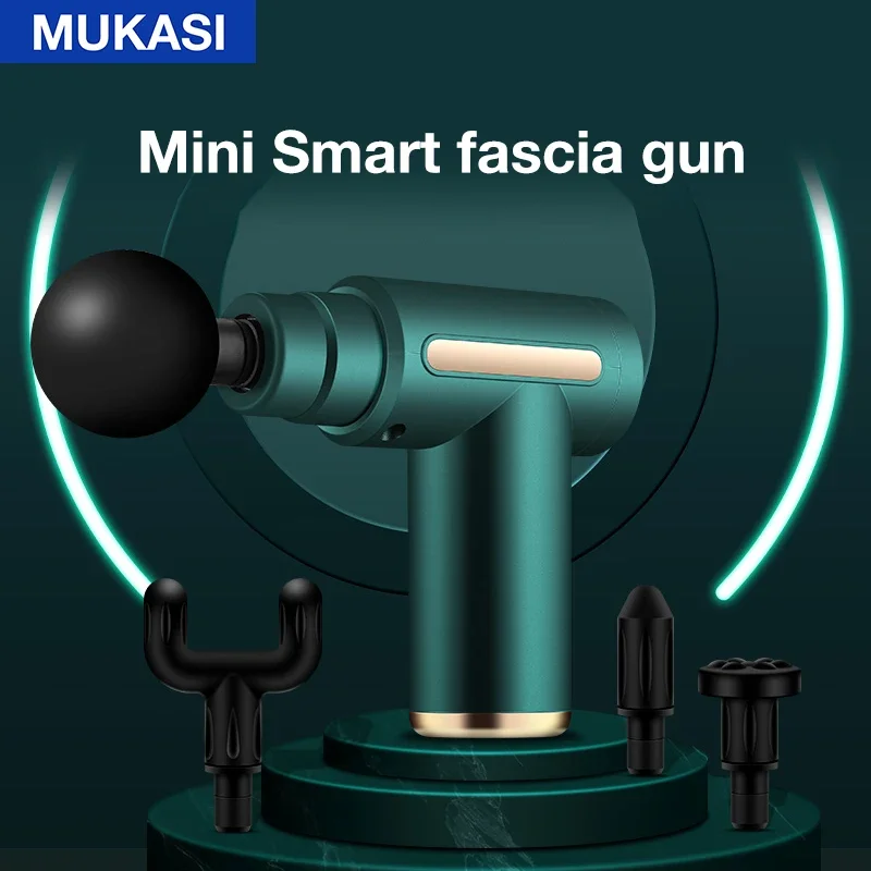 MUKASI-Pistolet de massage électrique avec écran LCD, masseur pour le corps, le cou, le dos, les instituts de thérapie oto, la relaxation musculaire