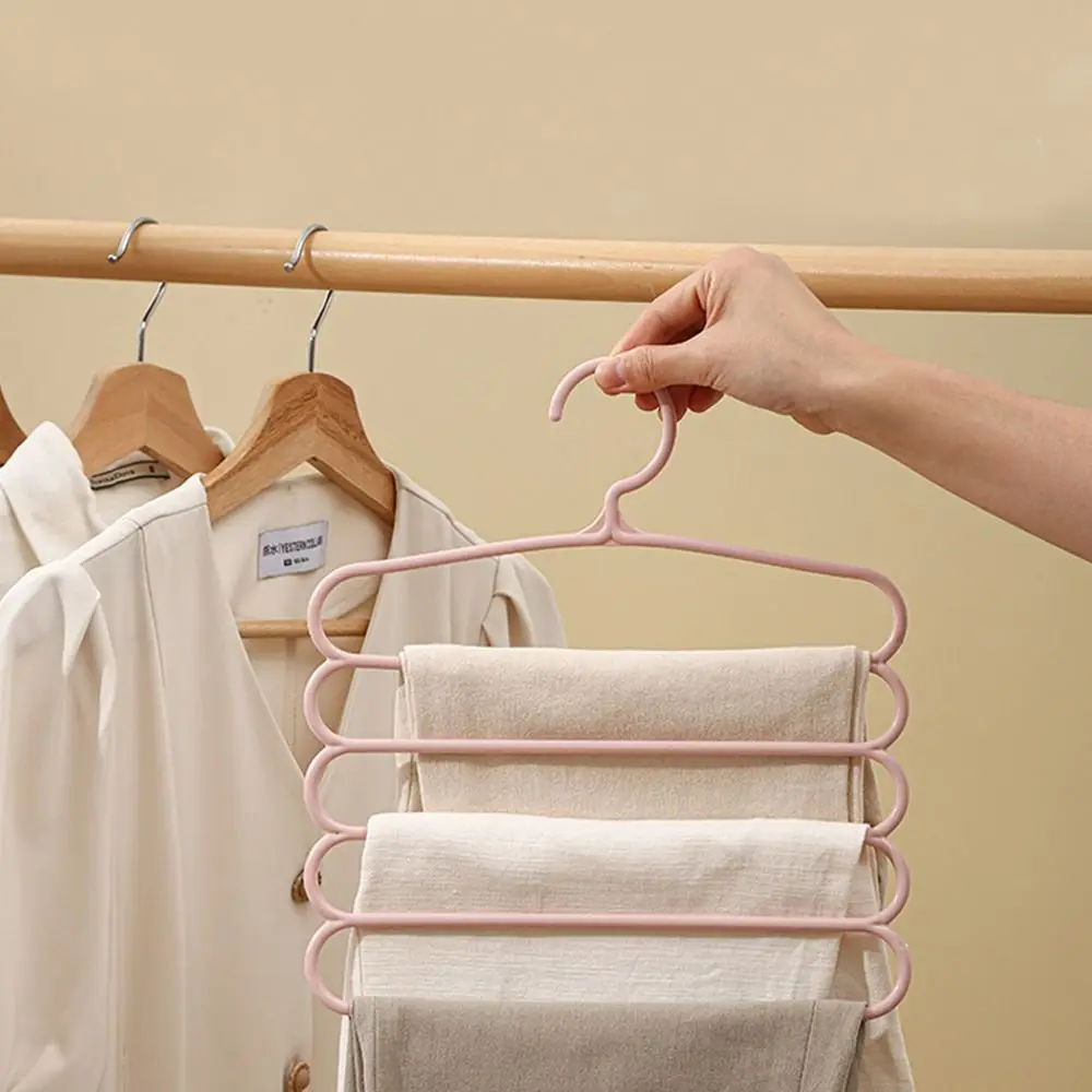 Convenient Multi-layer Towel Scarfs Racks Clothes Rack Storage Holders Pants Rack Trousers Hangers