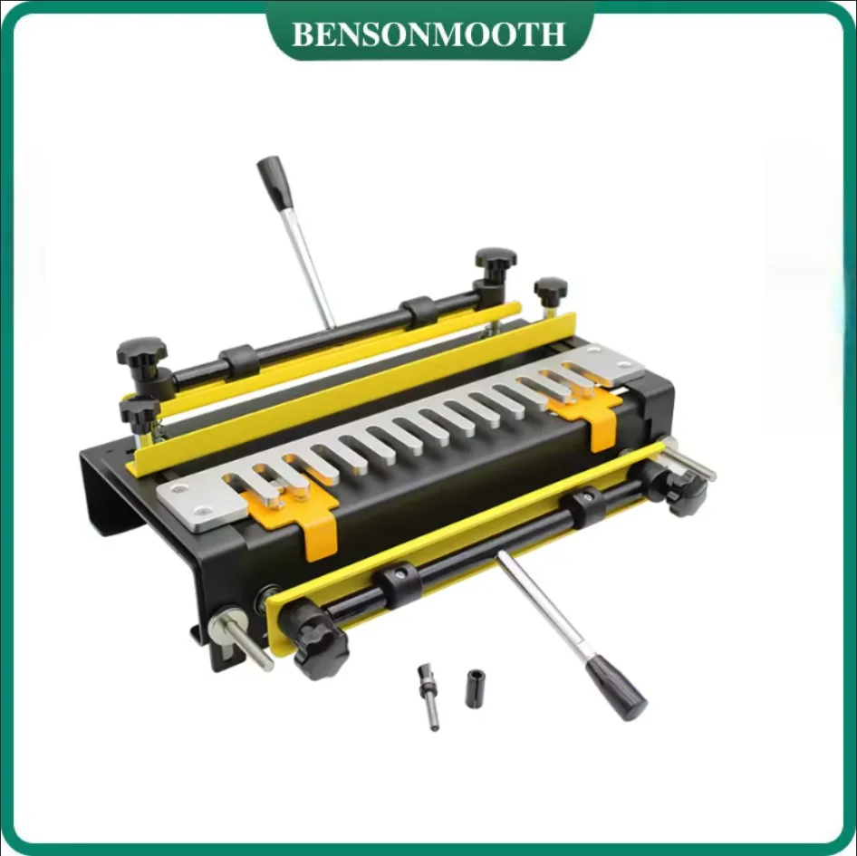 Semi-Permeable Die-Cast Joint Mortising Carpentry Tool300mm/12” Woodworking Dovetail Machine Wood Dovetail Jig Portable Machine