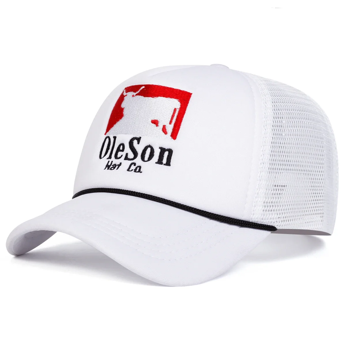 Унисекс OleSon Hat Co с вышивкой букв, бейсбольные сетчатые кепки, весна-лето, уличные регулируемые повседневные шапки, солнцезащитная шляпа, спортивная кепка