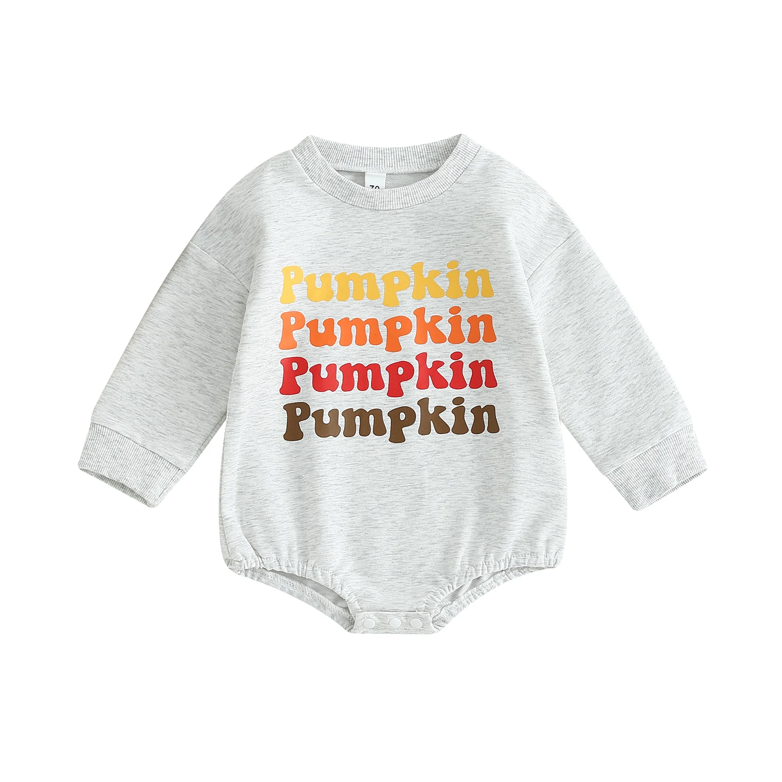 

BeQeuewll Комбинезон для маленьких девочек и мальчиков на осень и весну с длинным рукавом комбинезон контрастных цветов с буквенным принтом Одежда для новорожденных на Хэллоуин