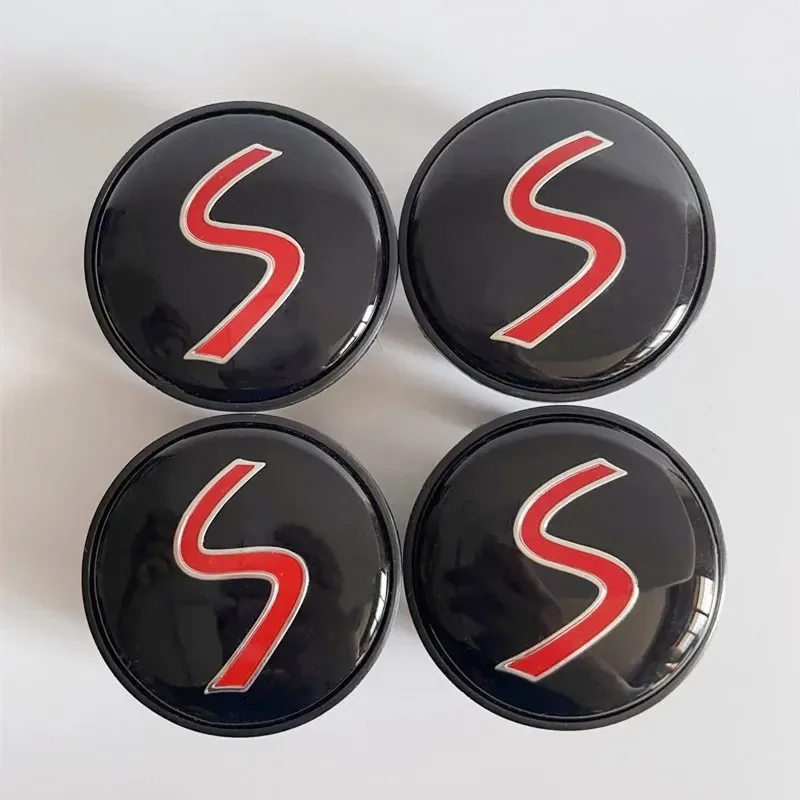 4Pcs 54mm Car Wheel Center Cover Sticker Hub Caps Accessories For Mini Cooper S JCW One R55 R56 R60 R61 F54 Clubman Countryman