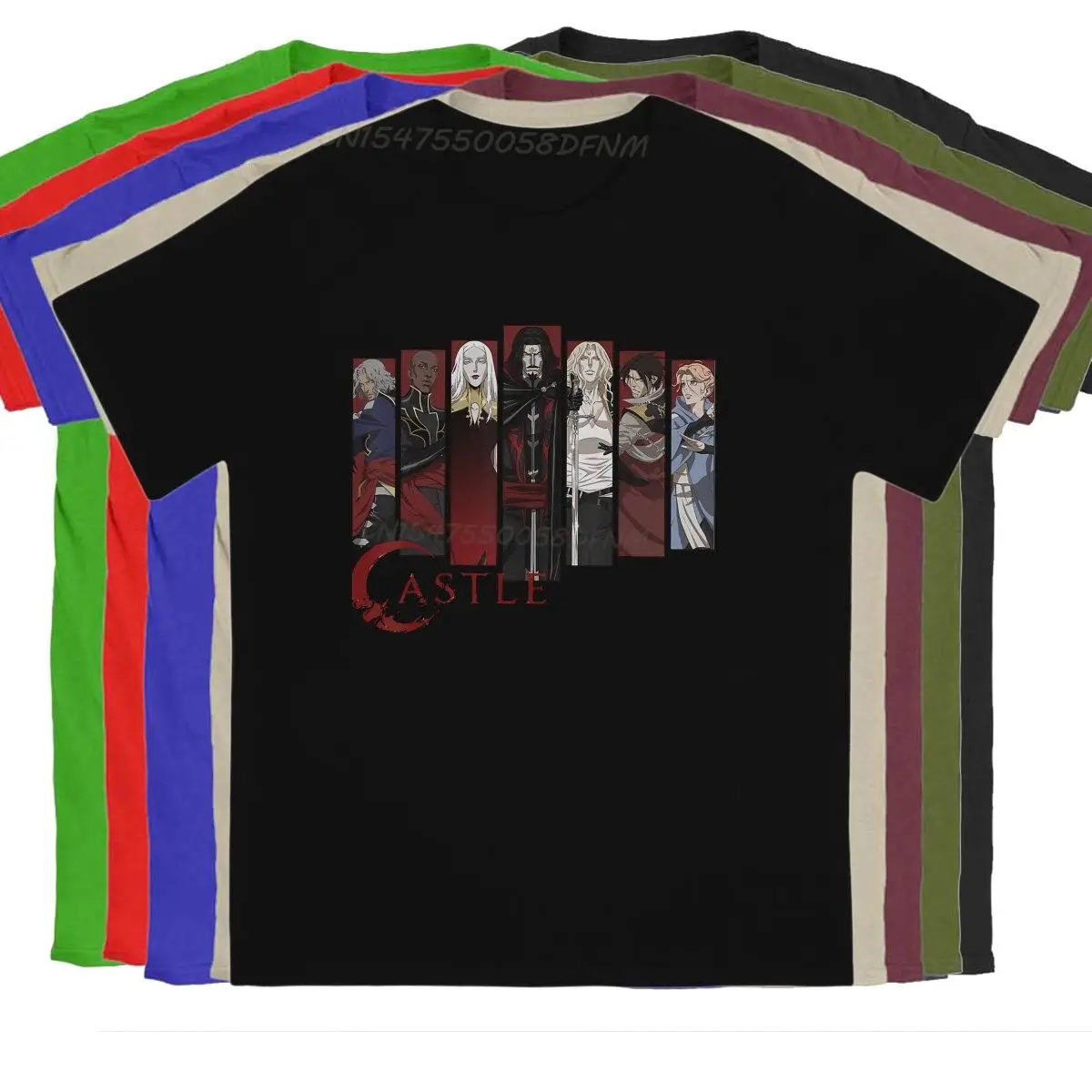

Castlevania Trevor Belmont TV Newest T Shirt for Men Character Panels Classic Camisas Pure Cotton T-shirts Male Custom Tops