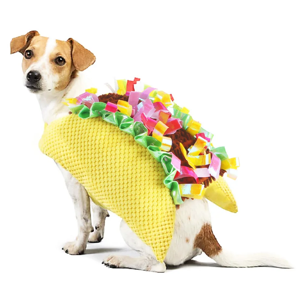 Creatieve Grappige Hond Kostuum Huisdier Hamburger Verstelbare Kleding Hond Halloween Cosplay Kleding