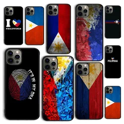 Autumu Philippines Flag Phone Case Cover for iPhone 16 15 12 mini 11 13 14 Pro Max SE 2020 Apple 6S 7 8 Plus Coque