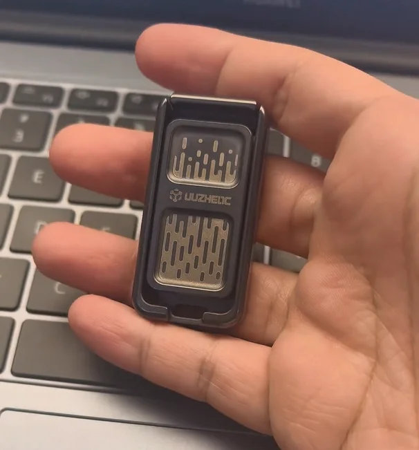 Used EDC Matrix Zirconium Alloy Pop up 2.0 Second Generation Fidget Slider Decompression toy