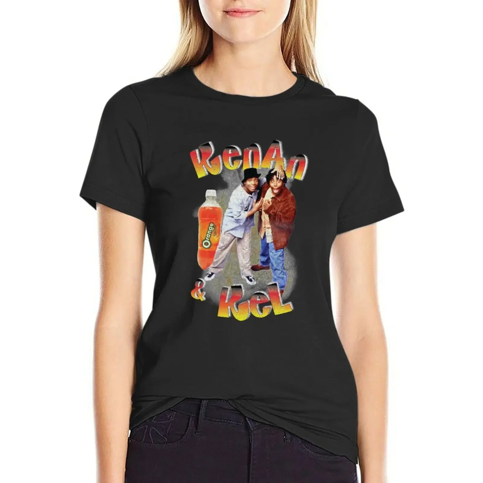 

Kenan and Kel T-Shirt oversized customs Short sleeve tee T-shirts for Women