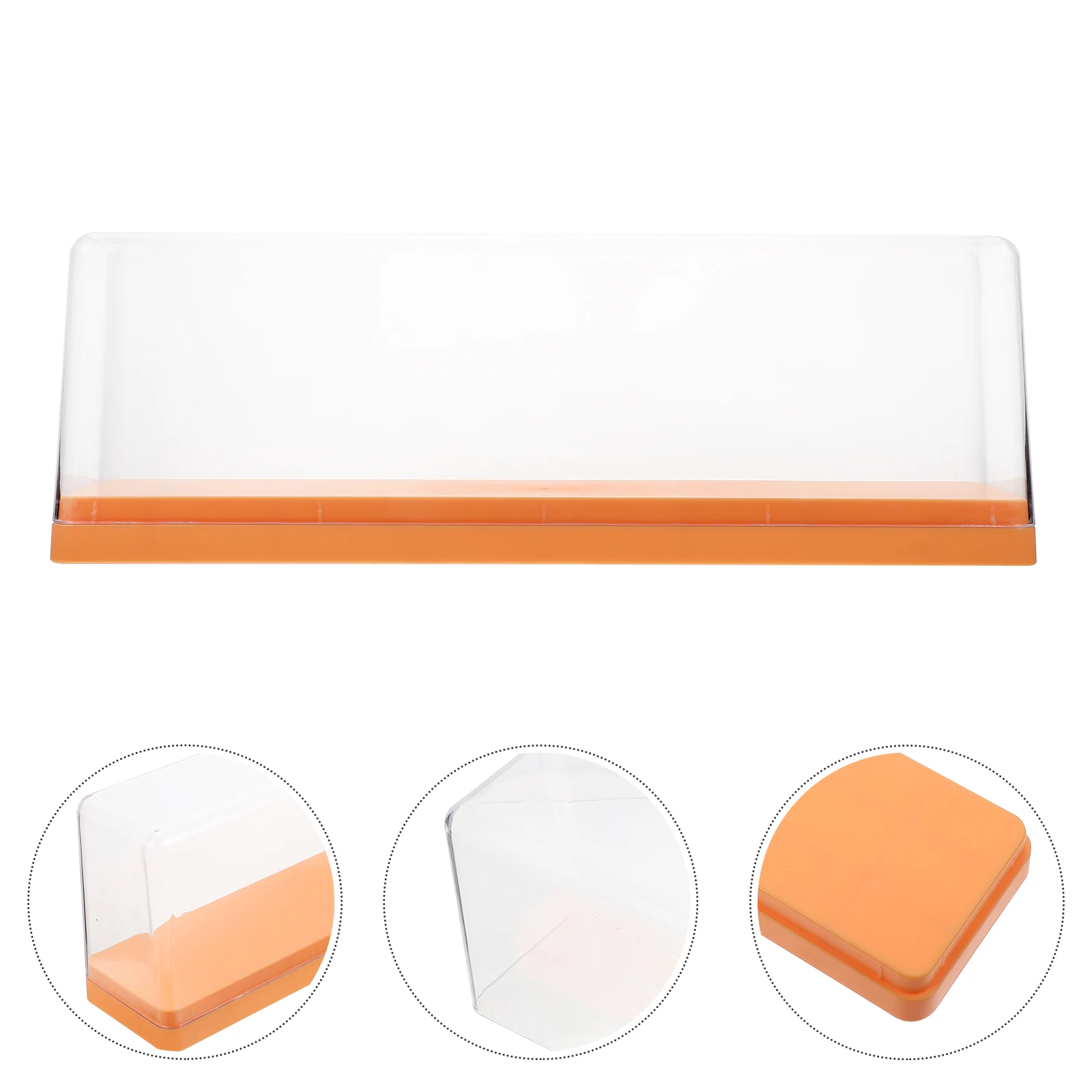 Sturdy Transparent Plastic Display Box For Collectibles High Transparent Acrylic Case Storage Exhibition Showcase Clear Display