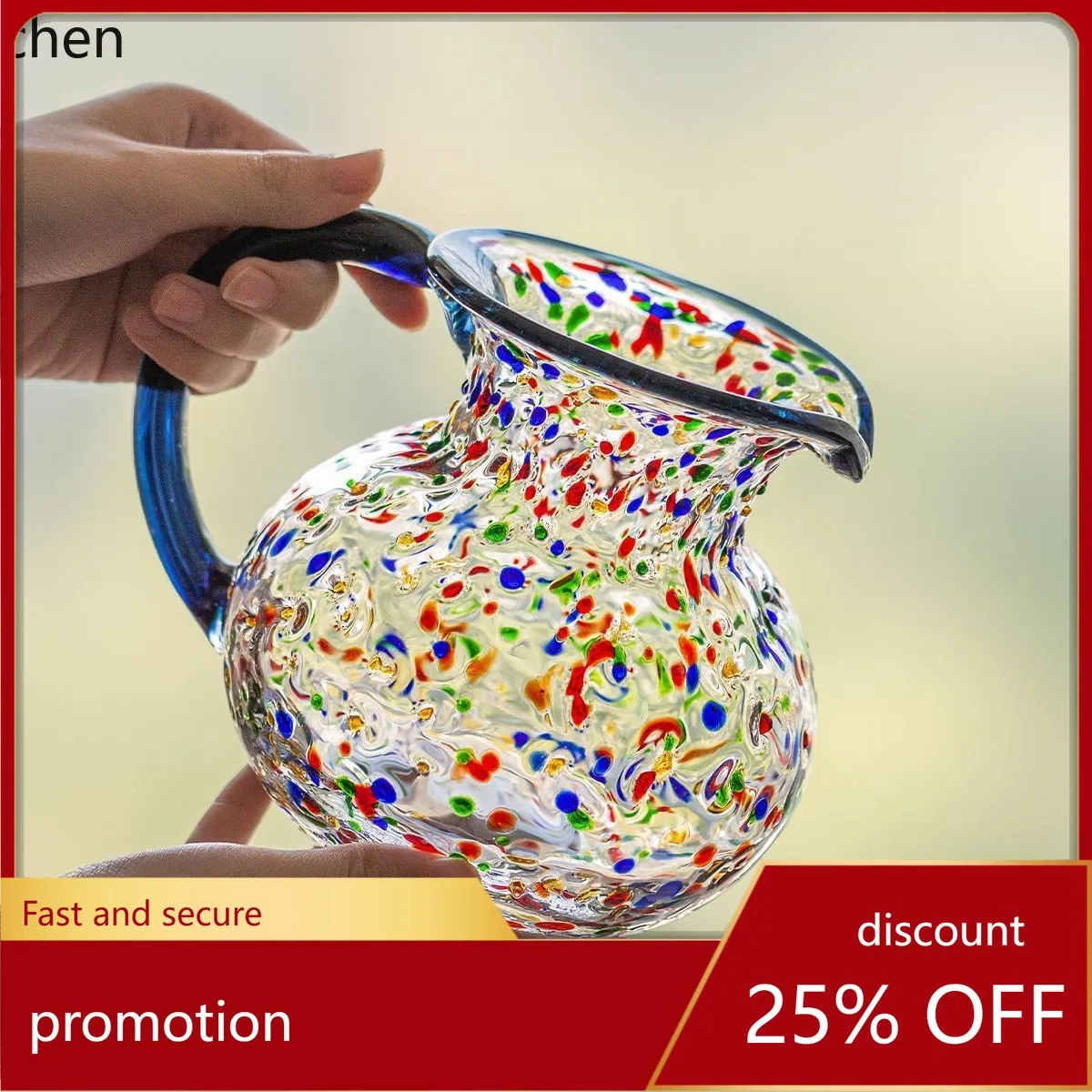 YFY  home color block jade-like glazed vase french style flower arrangement living room home decoration