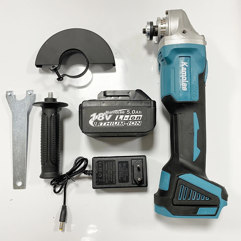 Imagem -06 - Rebarbadora sem Escova Kamolee Ferramentas Elétricas de Corte Compatível para Bateria Makita 18v Velocidades Série mt M10 100 mm 18500rpm
