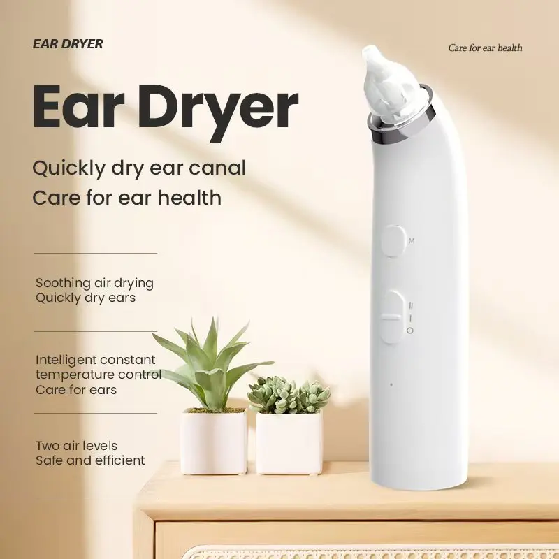 

Ear Dryer Smart Thermostat Low Noise Ear Care Device Prevents Bacterial Growth Prevent Ear Canal Inflammation Dry Ear Canal