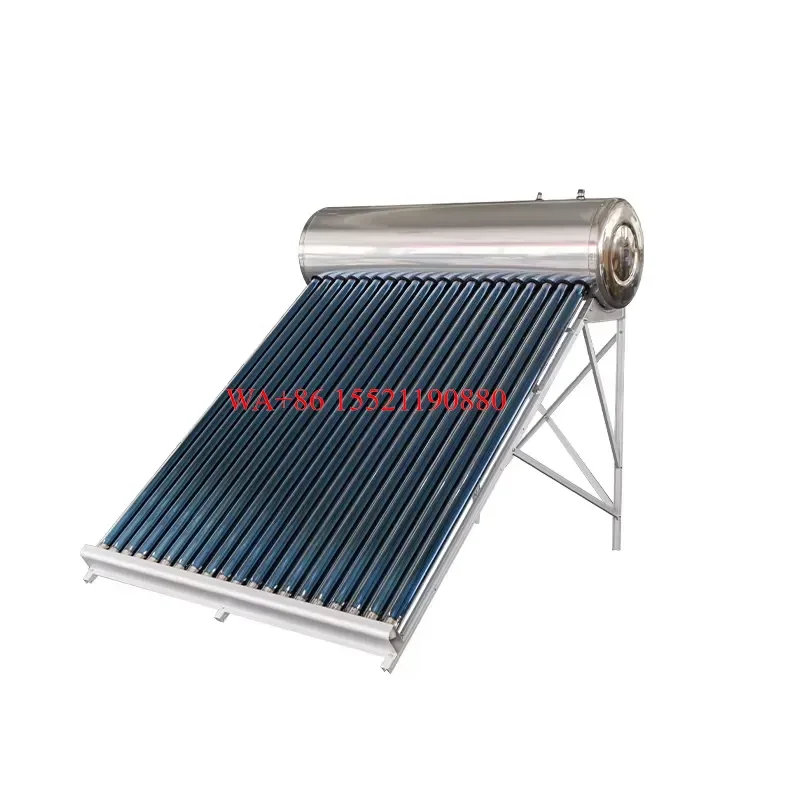 WMWMNU for IMPOSOL Compact 300L Solar Water Heater for Apartments Vacuum Tubes Evacuated Tube Type Solar Water Heating System