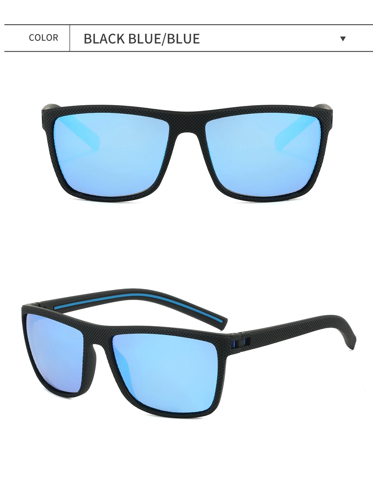 1/2PCS Polarisierte Fahren Sonnenbrille Männer Sonnenbrille Frauen UV400 Platz Retro Sonnenbrillen Outdoor Sport Brillen Angeln Schutzbrillen – Detail 8
