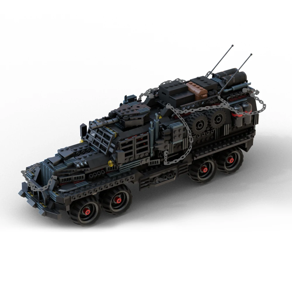 MOC Mad-Max The War Rig Building Blocks For Desert Vehicle Set Waste Land Doom Truck Car Bricks Toys For Children Birthday Gifts