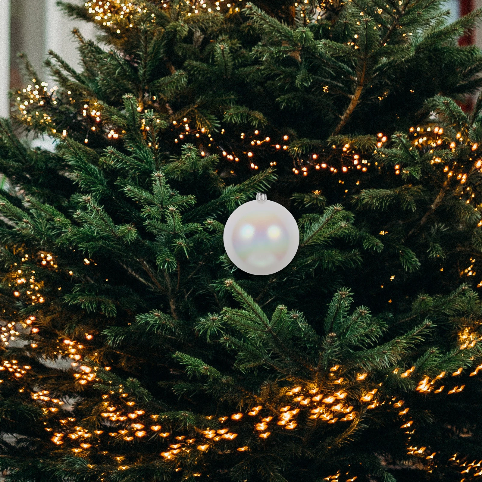 

Iridescent Christmas Balls Decoration Ornaments Metallic Line Indoor