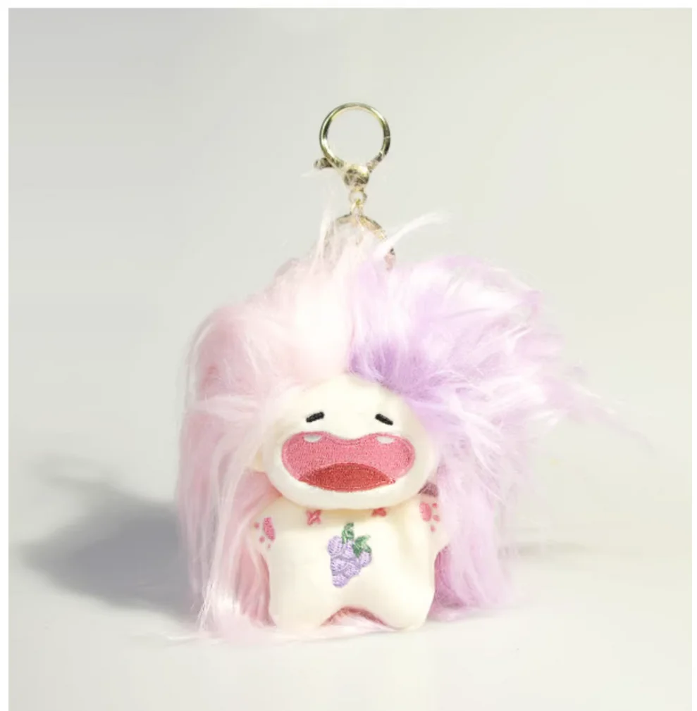 Cool and spicy plush doll bag pendant bag pendant ugly cute cute gift high-end car keychain female