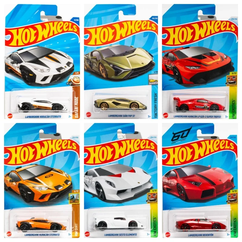 

В наличии Hot Wheels Lamborghini Series Суперкар масштаб 1:64, игрушечная модель автомобиля, литой автомобиль, коллекционная машина, игрушки, подарки для детей