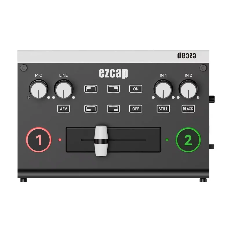 Ezcap367 Live Streaming Equipment 2-Channel for HDMI Video Switcher and Mixer