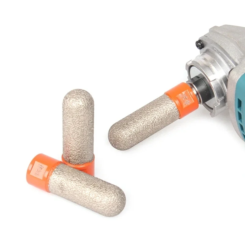 20mm M14 Thread Vacuum Brazed Diamond Milling Tool Chamfer Bit Finger Bit For Marble Granite Ceramic Tile Angle Grinder Milling