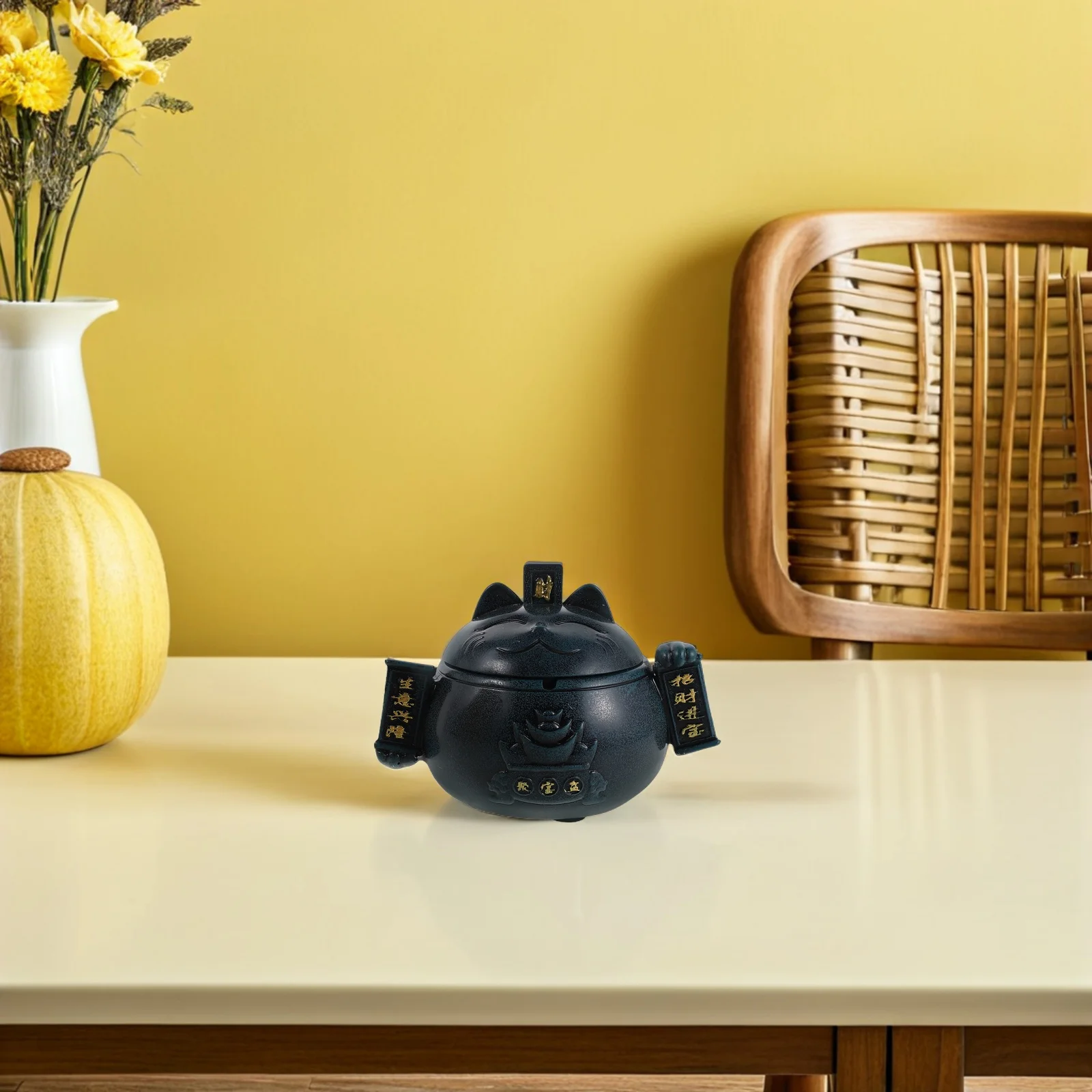 

Car Ash Tray Ceramic Ashtray Decor for Outdoor Use Decoration Smoking Accessory