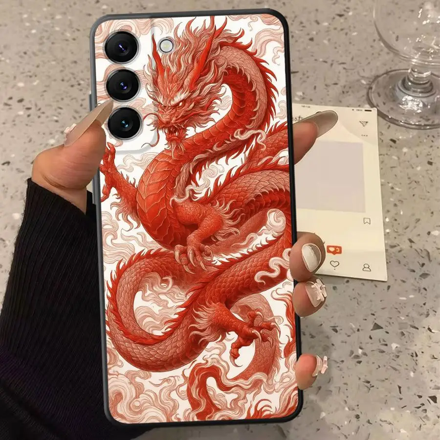 Phone Cover Case for Samsung Galaxy A35 A36 A26 A22 A52 A16 A13 A14 A15 A51 A11 A12 A24 A34 Dragon Cool