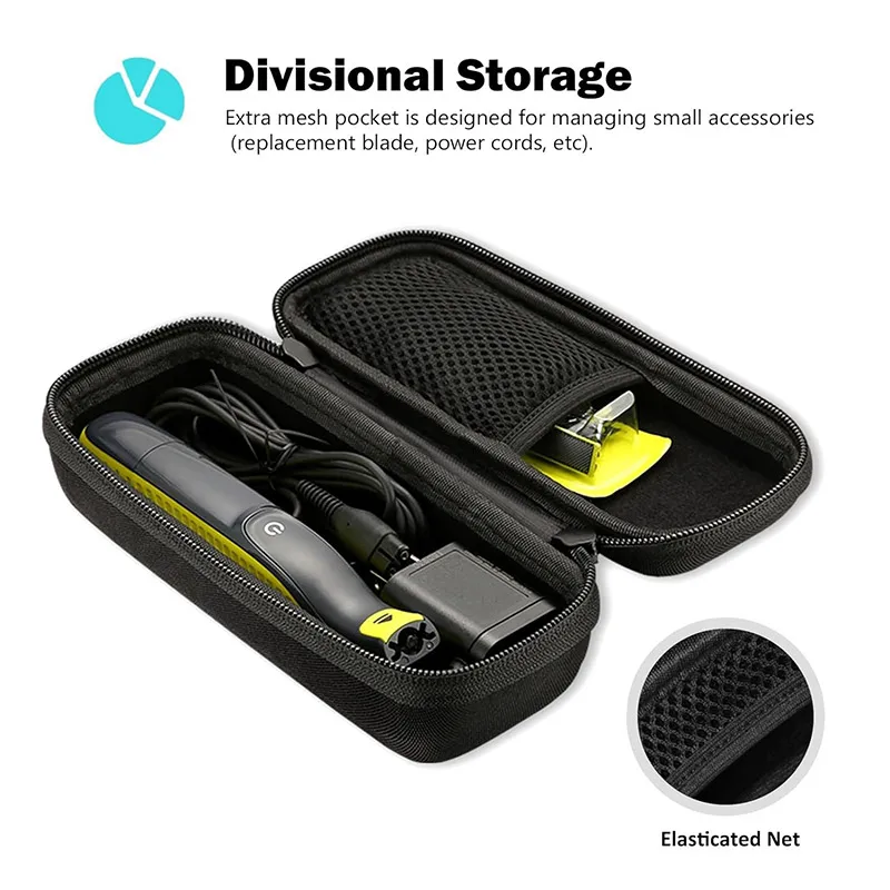 Suitable for Philips Shaver Storage Bag Portable Shock Resistant Travel Bag Shaving Razor Eva Storage Box Protective Bag