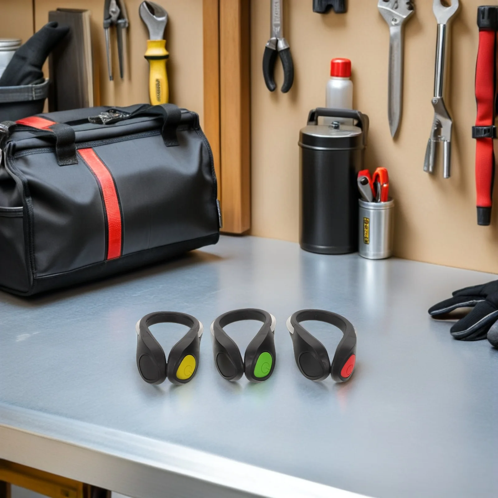 6 قطعة مقاطع الأحذية المضيئة ضوء متعدد الألوان Led فلاش مشبك الحذاء سلامة تشغيل كليب أضواء ليلة تشغيل عاكس والعتاد #4