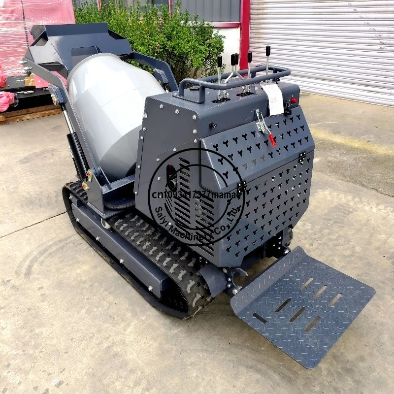Customized Self Loading Small Crawler Concrete Mixer Truck Concrete Cement Mixer Truck Hot Sale
