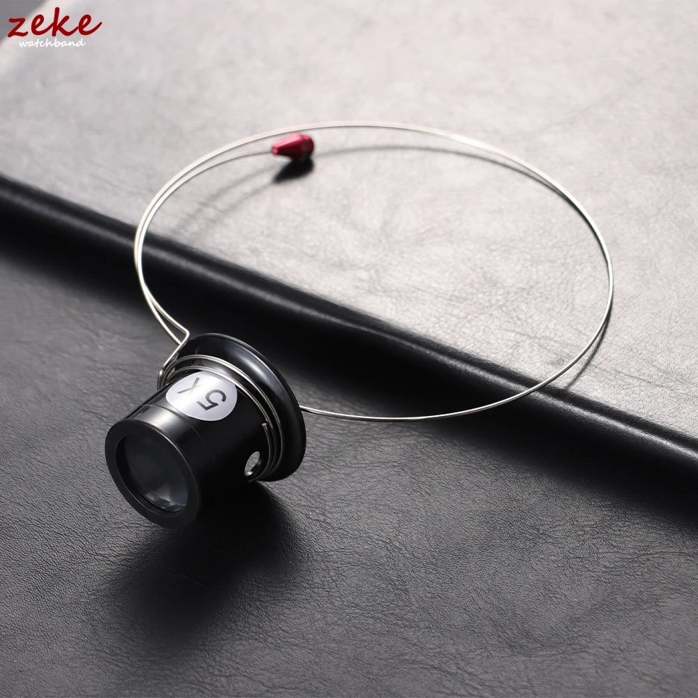 4 قطعة أداة مكبرة الساعة العين العدسة حلقة المكبر مجوهرات من الزجاج أدوات مكبرة لملحقات الساعاتي #2