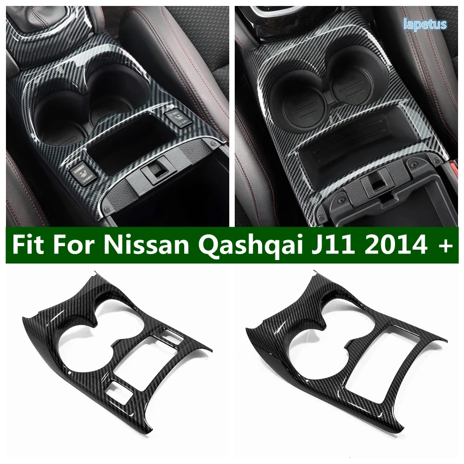 

Car Center Console Gear Shift Box Panel Water Cup Holder Decor Frame Accessories Cover Trim For Nissan Qashqai J11 2014 - 2020