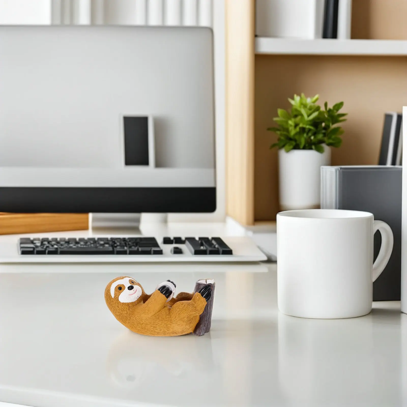 2set-sloth-resin-tape-dispenser-adhesive-tape-holder-animal-design-desktop-office-school-stationery-cutter-cute-sloth-holder