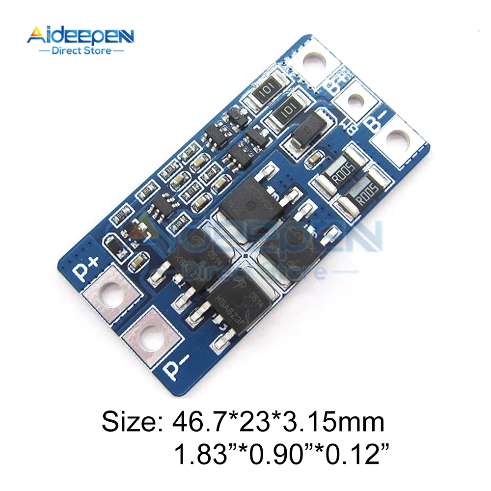 1Pcs 2S 10A 7.4V 18650 리튬 배터리 보호 보드 8.4V 균형 기능/과충전 보호 좋은 품질