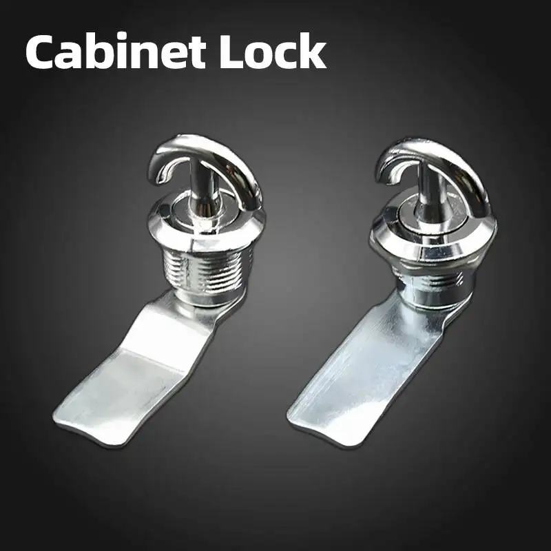 3pcs Cabinet Drawer Lock With Key Furniture Hardware Door For Office Desk Letter Industrial Box Cam Locks