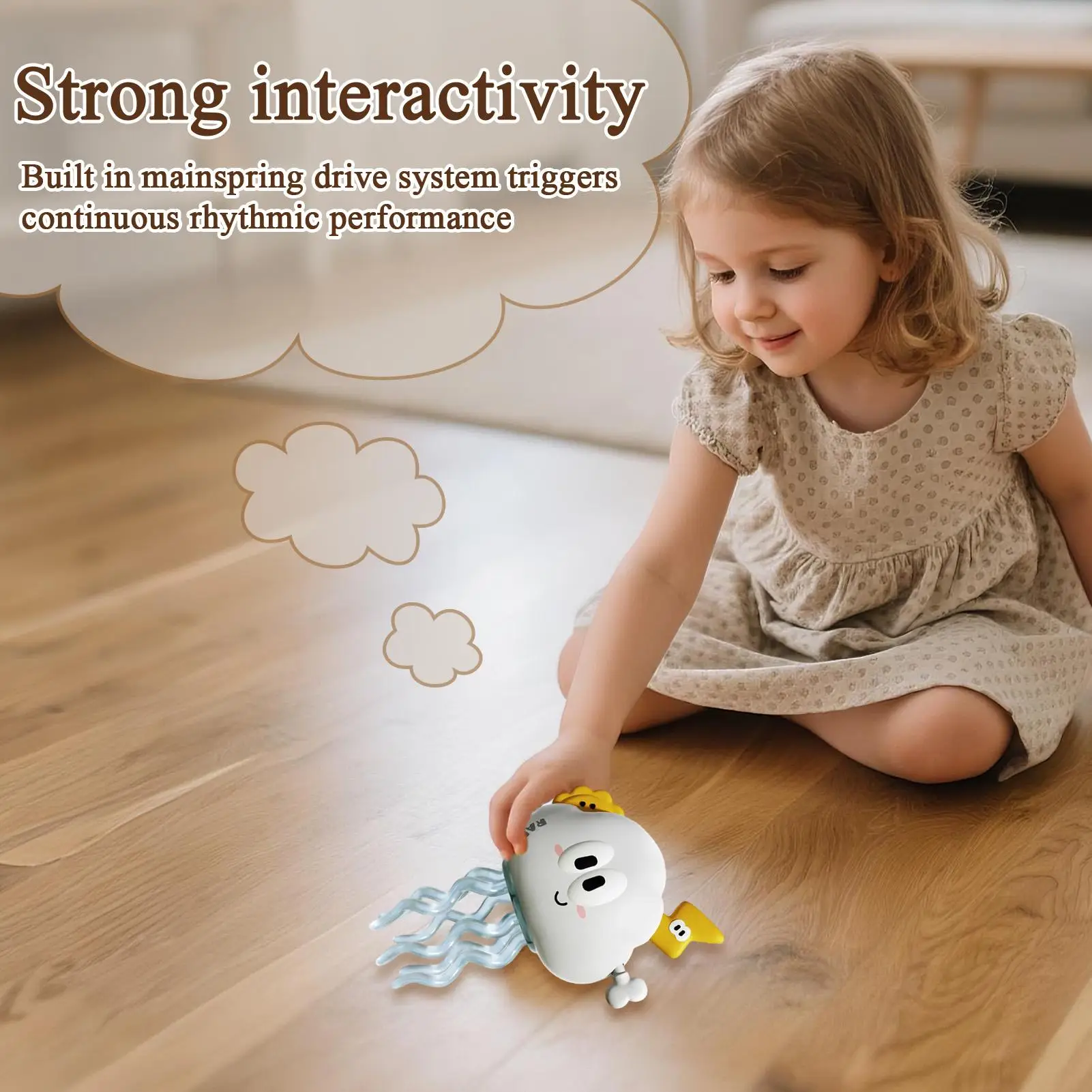 

Танцующая игрушка Облако Осьминог Веселая интерактивная фигурка Сенсорные игрушки-непоседа для успокаивания Релаксация Игра Вечеринка Развлечения Домашний стол