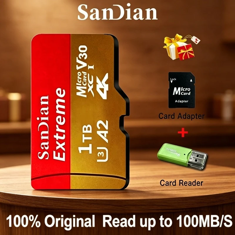 

Original New 1TB 512GB Micro TF/SD 128GB 256GB Portable Card Memory Card Mini Memory Card Class10 For Camera/Phone
