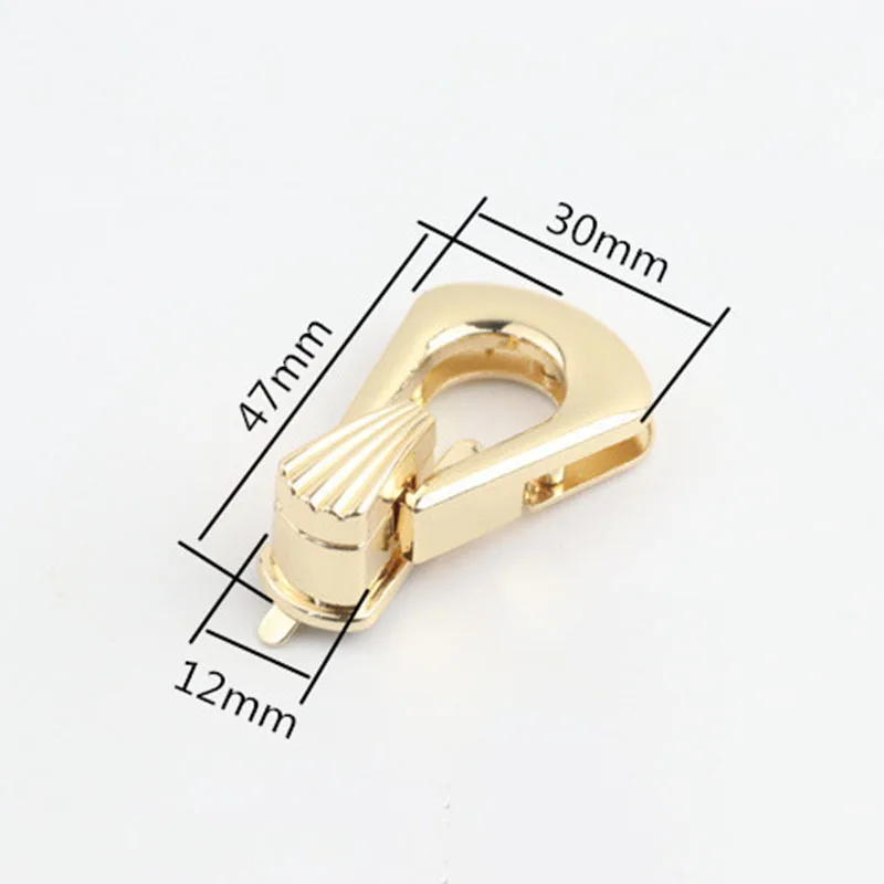 1pcs Metal Turn Lock New Style Switch Lock for DIY Handbag Bag Purse Luggage Hardware Closure Bag Parts Accessories