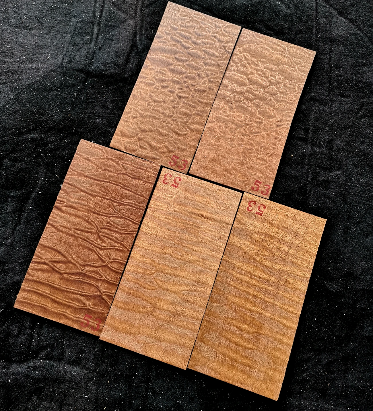5pcs Ball pattern Shabili water wave pattern guitar Headstock veneer guitar head plate series guitar making material 200*90*2mm
