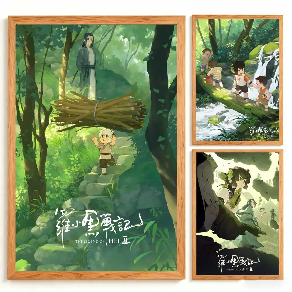Anime The Legend of Luo Xiaohei Poster Wall Art Poster Prints Home Wall Decor Gift for Living Room, Bedroom Bar & Parlor