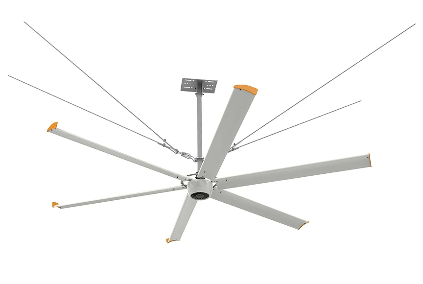 12-Foot Ceiling Fan with  Motor - 6 Blades Low Noise Electric Metal Energy Efficient Remote Control