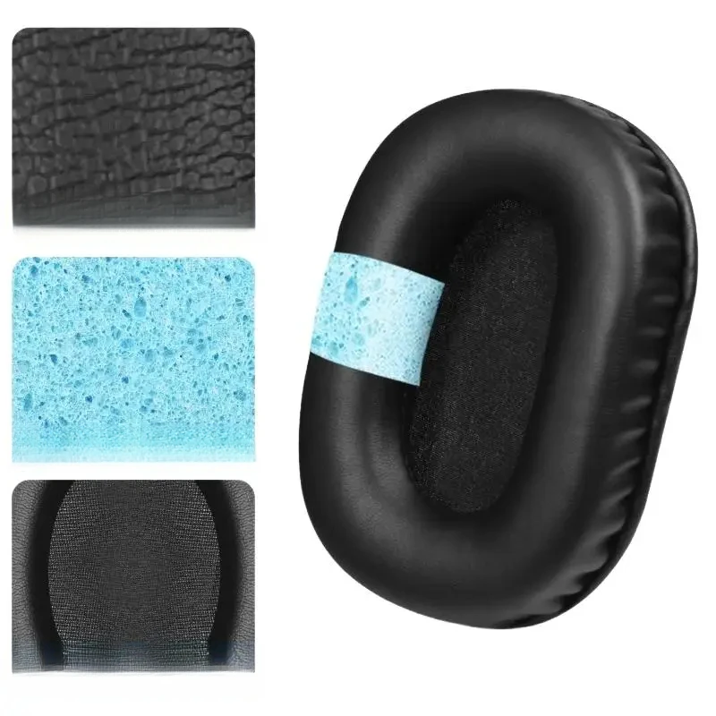 Breathable Foam Ear Pads Headphone Replacement Cushion Earpads Covers Compatible With Asus TX301 Over‑Ear Gaming Headphones