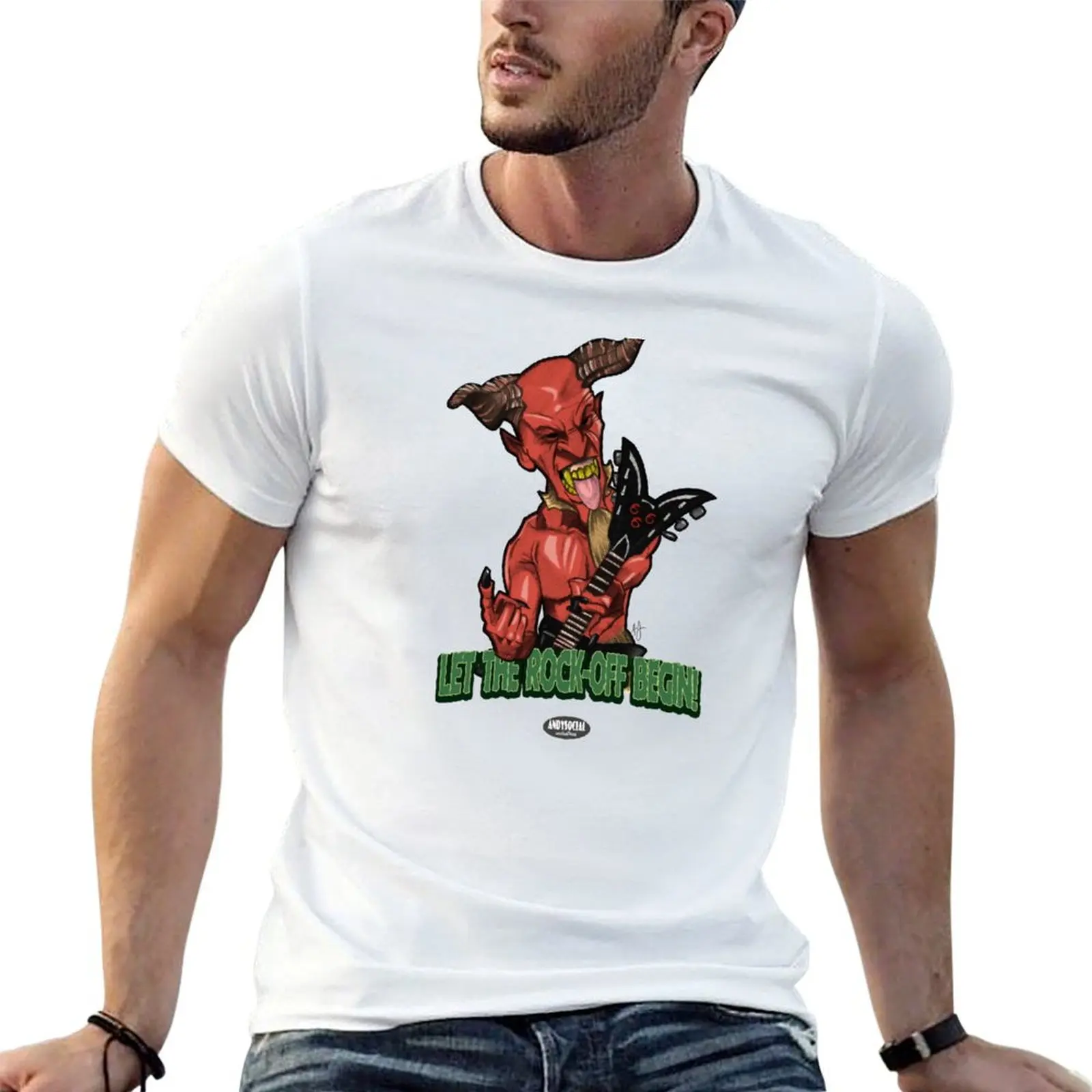 T-shirt Satan (Pick Of Destiny) T-shirt simple, tendance et décontracté