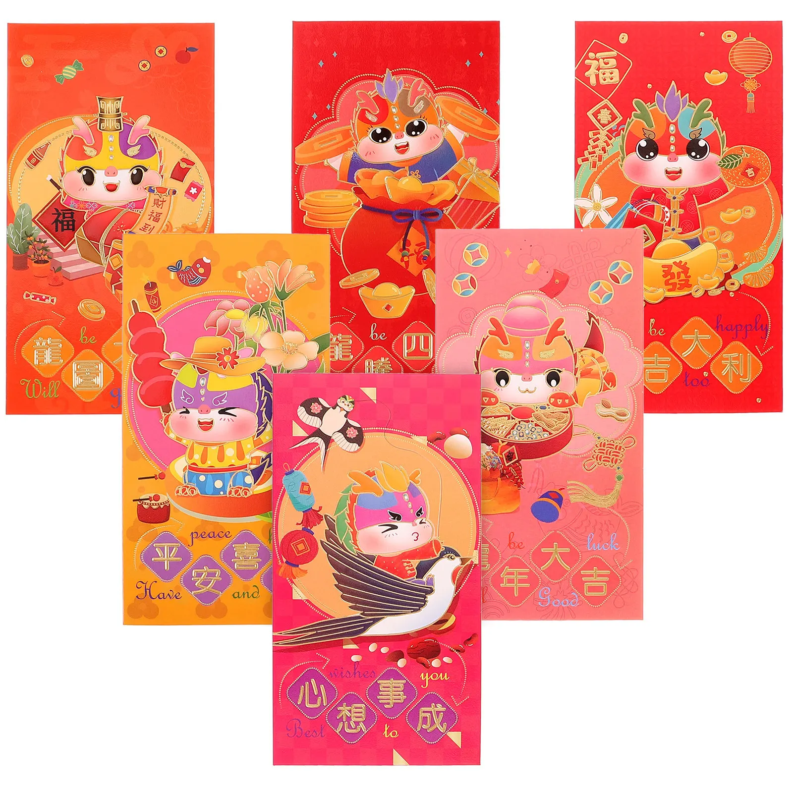 6-envelopes-vermelhos-de-dragao-chines-em-papel-estilo-desenho-animado-para-armazenamento-de-dinheiro-em-festivais-bolsas-de-dinheiro-da-sorte-para-o-ano-novo